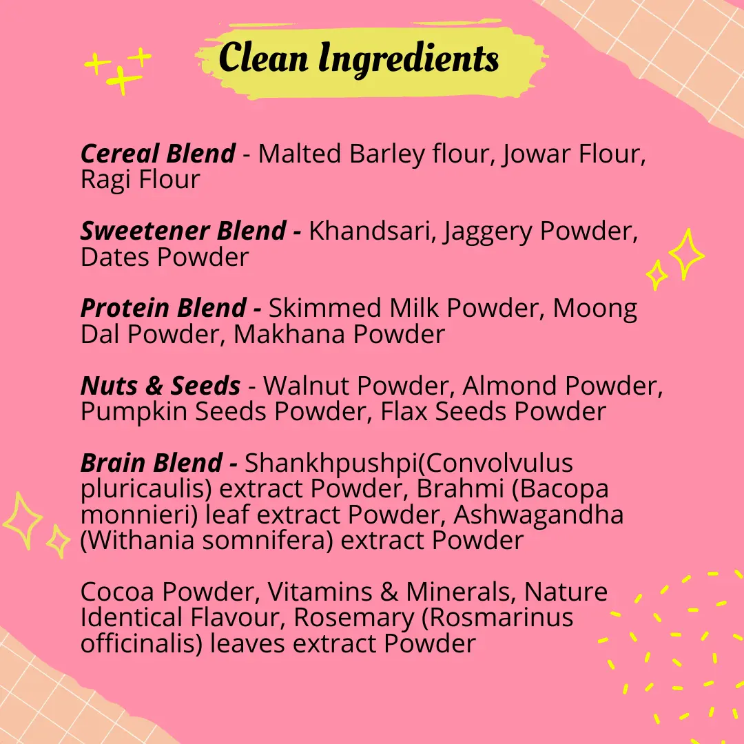 NOURISHify Nutrition Powder for Children Age 2-16 Years |  Millets + Nuts + Ayurvedic Herbs | No Refined Sugar - Image 47