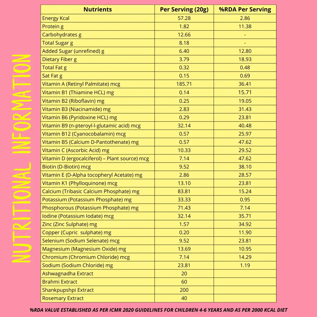 NOURISHify Nutrition Powder for Children Age 2-16 Years |  Millets + Nuts + Ayurvedic Herbs | No Refined Sugar - Image 9