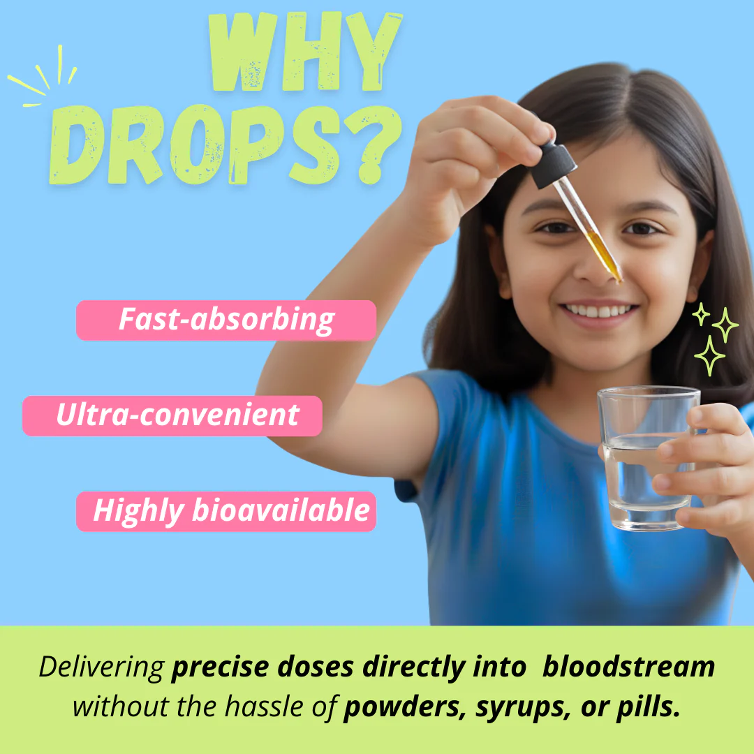 Brainify Drops – Clinically Tested Ayurvedic Formula for Kids’ Brain Health (2-16 Yrs) | No Added Sugar & Preservatives - 30ml - Image 20