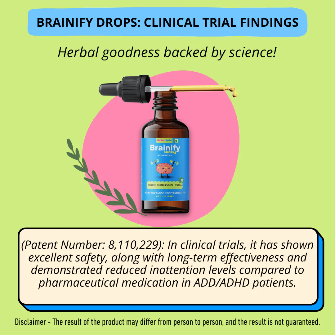 Brainify Drops – Clinically Tested Ayurvedic Formula for Kids’ Brain Health (2-16 Yrs) | No Added Sugar & Preservatives - 30ml - Image 26