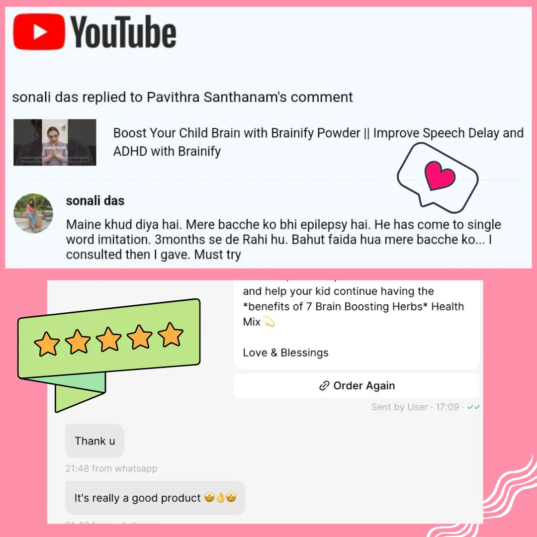 BRAINIFY Nutrition Powder for Children & Teens | 7 Brain Boosting Ayurvedic Herbs + Millets + Nuts | No Refined Sugar | Yummy Flavour - Image 4