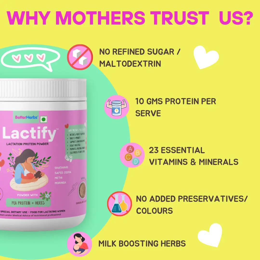 Lactify Lactation Protein Powder for New Moms | Better Milk Supply + Mother's Recovery | No Refined Sugar - 325g - Image 53