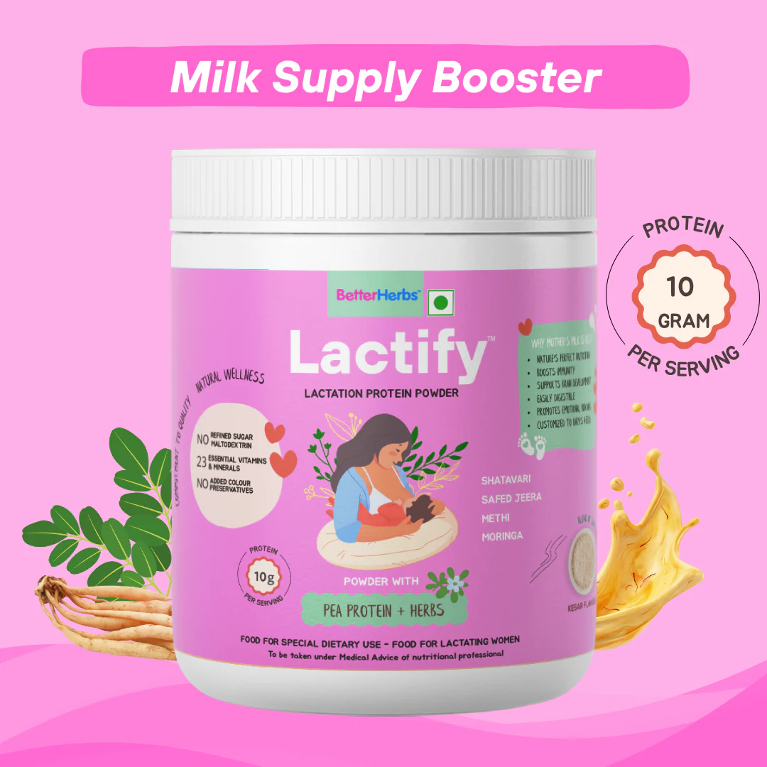 Lactify Lactation Protein Powder for New Moms | Better Milk Supply + Mother's Recovery | No Refined Sugar - 325g - Image 58
