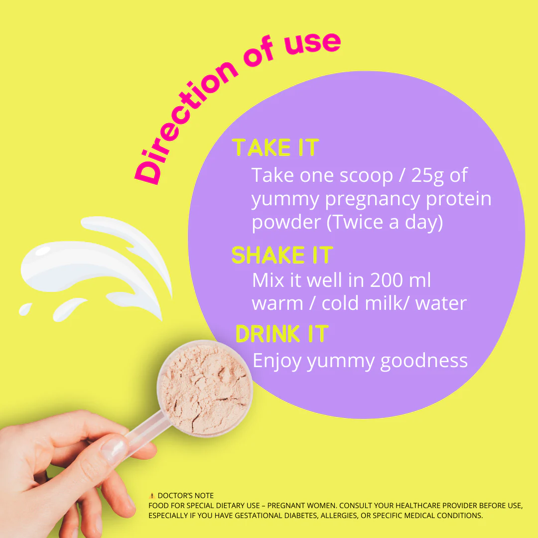 Mamafy Pregnancy Nutritional Protein Powder – 10g Plant Protein | DHA+Choline | Shatavari+Moringa | Birth Weight + Immunity + Brain Development Support - 325g - Image 30